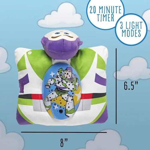 Vista 3 de Pillow Pets Toy Story Buzz Lightyear Sleeptime Lite - Almohada de peluche y luz nocturna