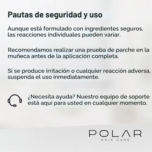 Vista 6 de Champú de tinte polar para el cabello castaño claro champú de color para cabello gris