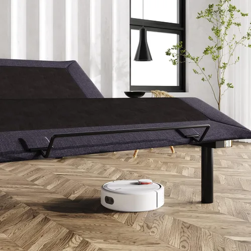 Vista 3 de MUTICOR Base de cama ajustable de tamaño matrimonial, base de cama eléctrica con inclinación independiente de cabeza y pie, control remoto