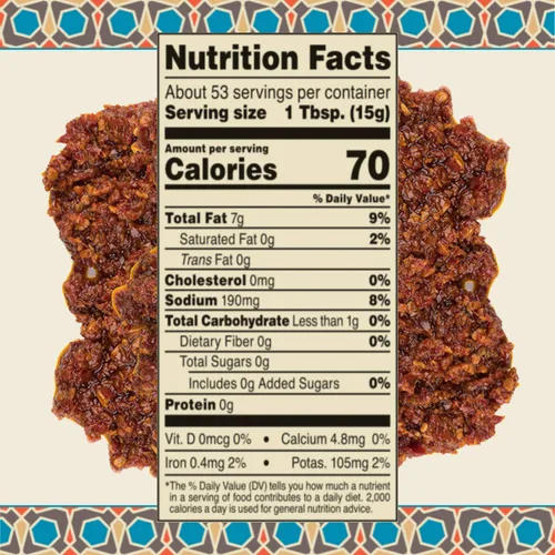 Vista 5 de Roland Foods Harissa Red Chili Spread, comida importada especial, lata de 28 onzas