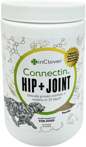 Vista 15 de InClover Connectin Suplemento natural para cadera y articulaciones para gatos con glucosamina, condroitina y ácido hialurónico, polvo