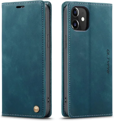 Vista 102 de QLTYPRI Para iPhone Air Case Wallet Con Tarjetero, Vintage PU Cuero Kickstand Cierre Magnético A Prueba De Golpes Folio Libro Funda Para IPhone 17