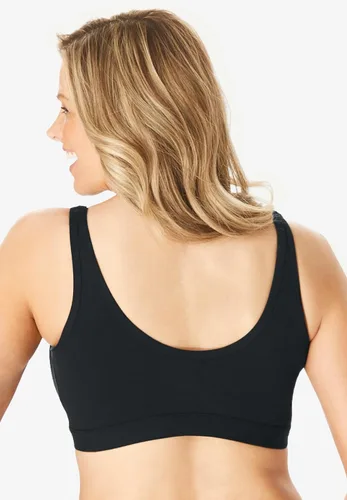 Vista 2 de Woman Within Sujetador con cremallera frontal y talla grande para mujer