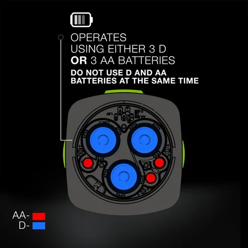 Vista 3 de ENERGIZER WeatheReady - Linterna LED para campamento PRO-360, luz de tienda IPX4 resistente al agua, linternas ultra brillantes alimentadas por Negro