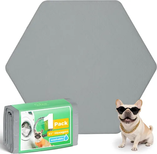 Vista 46 de FXW Almohadillas lavables para orina para perros, almohadillas para cachorros con súper absorbentes, diseñadas específicamente para jaulas de 24