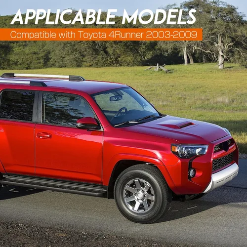 Vista 4 de Kit de 5 piezas de burlete sellador para ventana de puerta exterior compatible con Toyota 4Runner 2003-2009 Reemplaza 68290-35031 68161-35060