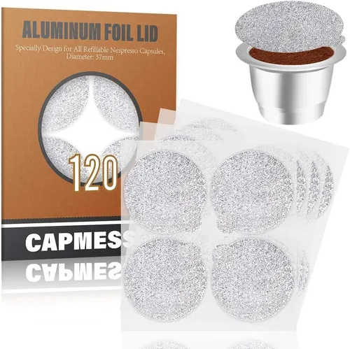 Vista 8 de CAPMESSO Cápsulas reutilizables para Nespresso OriginalLine, 6pcs cápsulas de café recargables Nespresso de acero inoxidable compatibles con máquina