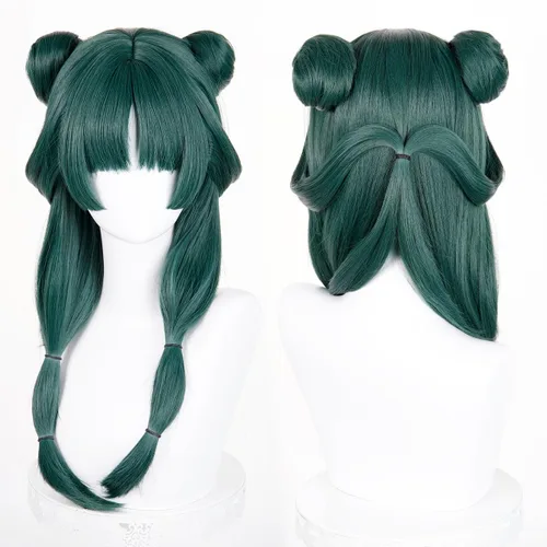 Vista 15 de LABEAUTÉ Peluca corta negra para cosplay, peluca de estilo anime masculino, fibra sintética resistente al calor, para cosplay, pelo sintético