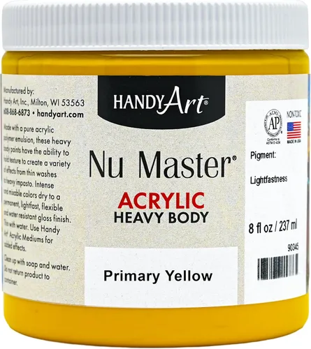 Vista 7 de Handy Art Nu Master - Pintura acrílica de cuerpo pesado, 8 onzas, color rojo brillante