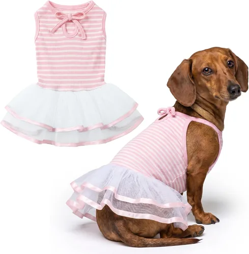Vista 41 de Parisian Pet Chambray - Vestido para perro - Ligero sin mangas para perro, niña, talla XS Chambray en general