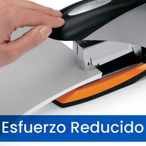 Vista 3 de Swingline Engrapadora, capacidad para 70 hojas, esfuerzo reducido, tira completa, grapadora de escritorio, Optima 70, plata (87870)