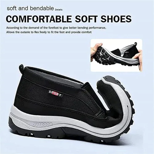 Vista 3 de CBYXDY CNA Trop - Zapatos para hombre, CNA Trop para hombre, zapatos ortopédicos para senderismo al aire libre, mocasines transpirables