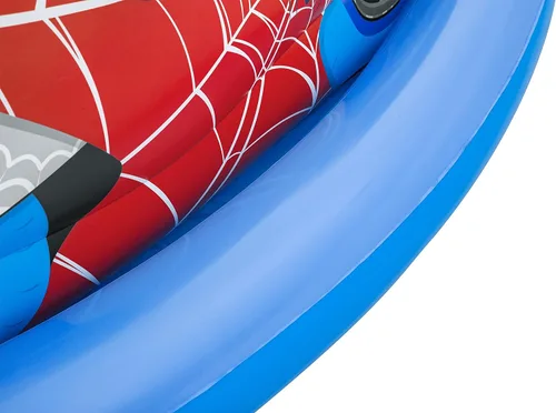 Vista 10 de Bestway Spider-Man - Flotador de piscina para motocicleta, 66.9 x 33.1 in