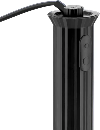 Vista 2 de Alessi Plissé MDL10SB/US - Batidora de mano con jarra medidora, batidor y picador en resina termoplástica, enchufe estadounidense 200W, negro