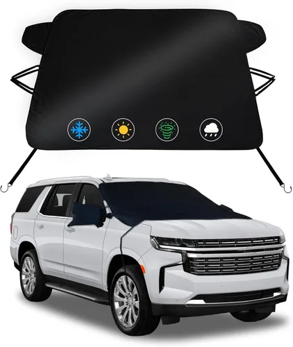 Vista 39 de Cubierta de nieve para parabrisas para Toyota Sequoia 2023-2025 2026/Toyota Tundra 2022-2025 2026 Limited SR5 Platinum TRD Pro Pickup Cubierta