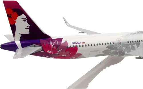 Vista 6 de Sky Marks Hawaiian A321NEO 1/150 modelo de avión coleccionable