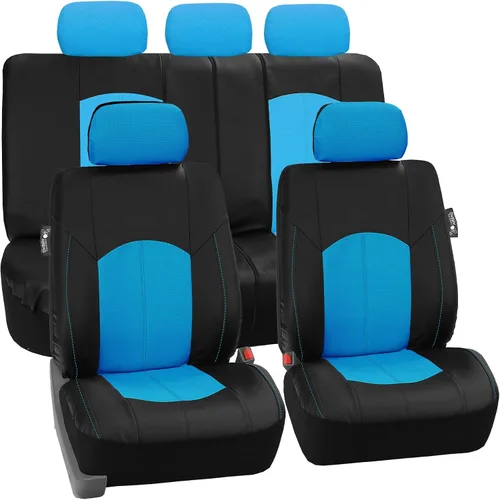Vista 11 de Set completo fundas para asiento de coche FH Group, Negro