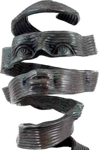 Vista 2 de Kunst & Ambiente - Arte Contemporáneo Escultura de bronce - El camino de la cara - Firmado por Milo - Estatuas en venta - Figura decorativa - Figura