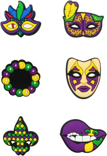 Vista 4 de Vaymzsuc 50 100Pcs Pack Shoe Decorations Charms for Boys Girls Women Teens Kids Clog Accessories Pins Fit for Garden Sandals Wristband Bracelet