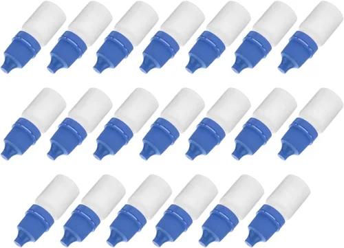 Vista 3 de Othmro 50 botellas de plástico de polietileno de 0.2 onzas, botellas de plástico de polietileno de 0.2 onzas, botellas de gotero de ojos