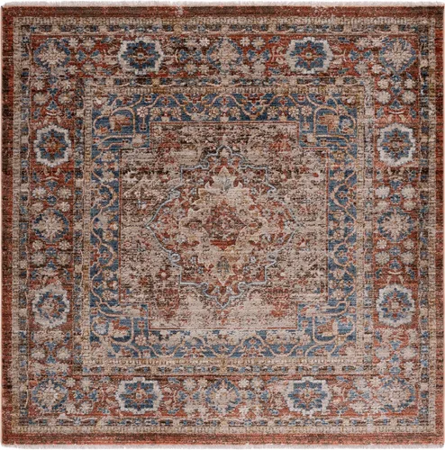 Vista 41 de SAFAVIEH Bijar Collection - Alfombra decorativa de 2 pies 3 pulgadas x 4 pies, marfil y óxido, diseño oriental envejecido, no desprende pelusa