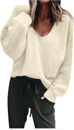 Vista 3 de Sudaderas con capucha para mujer, cuello en V, suave, cálido, cómodo, de manga larga, ligera, casual, a la moda