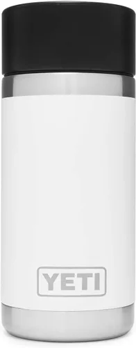 Vista 19 de YETI Rambler - Termo de acero inoxidable con aislamiento al vacío y tapa para bebida caliente, de 12 onzas Alpine Amarillo