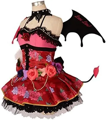 Vista 2 de Disfraz de anime Kotori Minami Cosplay Girl Sexy Demon