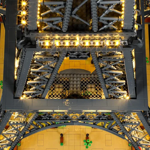 Vista 4 de BRIKSMAX Kit de iluminación LED para LEGO-10307 Torre Eiffel – Compatible con el modelo de bloques de construcción de Arquitectura Lego – No incluye