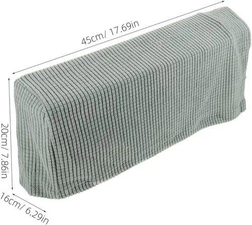 Vista 5 de FOMIYES 2 fundas para reposabrazos de sofá, protectores elásticos para sillas, reclinables, perros y gatos