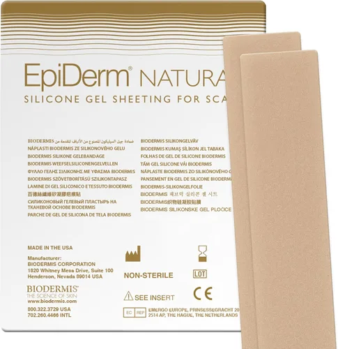 Vista 17 de Epiderm - Tiras de silicona para cicatrices, cinta de silicona de alta calidad para un cuidado óptimo de las cicatrices, versátil, flexible