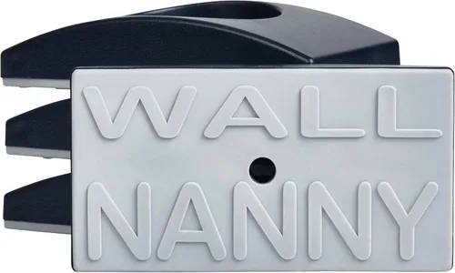 Vista 2 de Wall Nanny - Protector de pared para puerta de perro (fabricado en Estados Unidos) protege las paredes y puertas de las puertas de las mascotas Negro