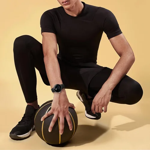 Vista 4 de Correa Compatible con Google Pixel Watch 1/2/3/4 (41mm), Pulsera de Reemplazo de Silicona Suave Deportiva para Google Pixel Watch 41mm Negro