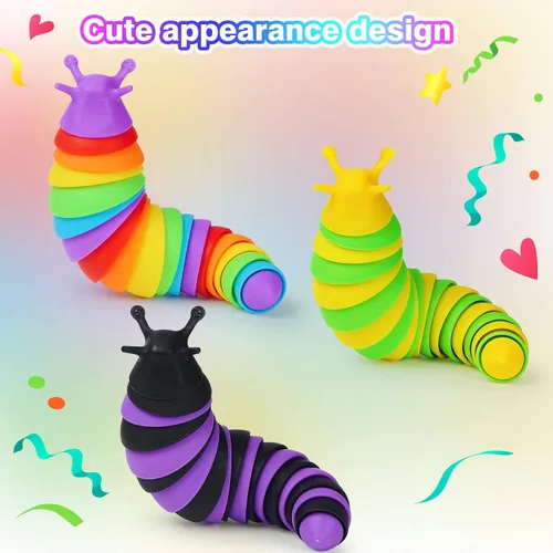 Vista 5 de Juguetes sensoriales para ansiedad, 3 piezas, juguetes sensoriales para autismo, TDAH, ansiedad y alivio del estrés, recuerdos de fiesta, premios