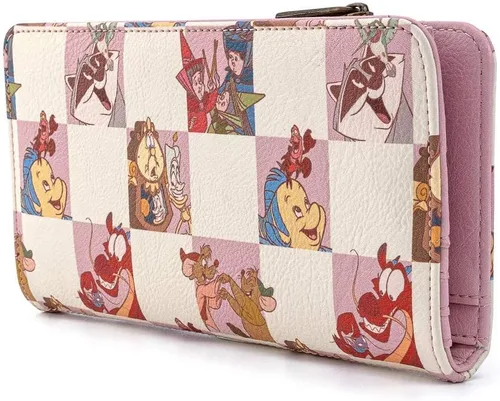 Vista 4 de Loungefly Disney Princess Sidekicks - Billetera, color rosa, talla única, Rosa