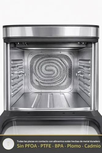 Vista 3 de Yedi PureView - Horno freidora de aire de 12.7 cuartos de galón con ventanas de visión dual