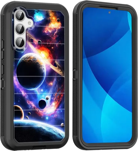 Vista 28 de Funda para Galaxy A15 5G, cuerpo completo, protección contra caídas, a prueba de polvo, resistente de 3 capas, militar, resistente, duradera