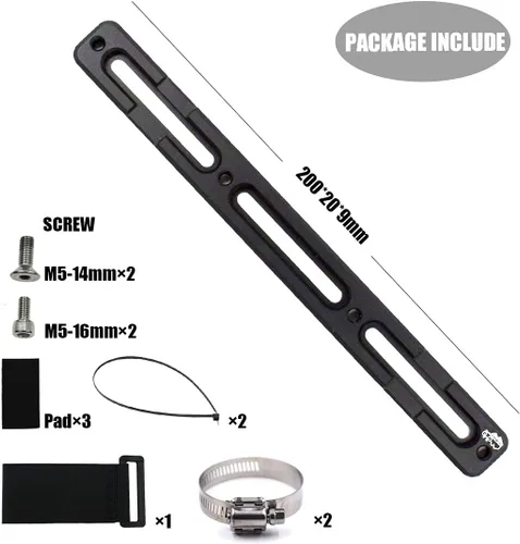 Vista 3 de DRIFT MANIAC Kit de conversión Ebike para adaptador de batería, montaje en bastidor, aluminio negro