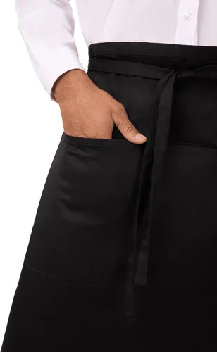 Vista 4 de Chef Works Delantal de camarero reversible unisex con bolsillos