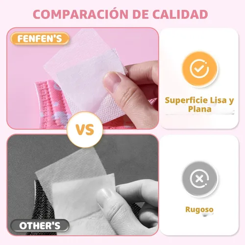 Vista 6 de FENFEN Máscara facial KN95 para niños desechable - Niño unicornio, niños de tamaño pequeño de 4 a 12 años, protección de 5 capas, transpirable