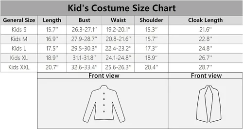 Vista 6 de VZQI Demon Slayer Cosplay Costumes Rengoku Kyoujurou Kids Girls Anime Kimono Hallowee Cloak