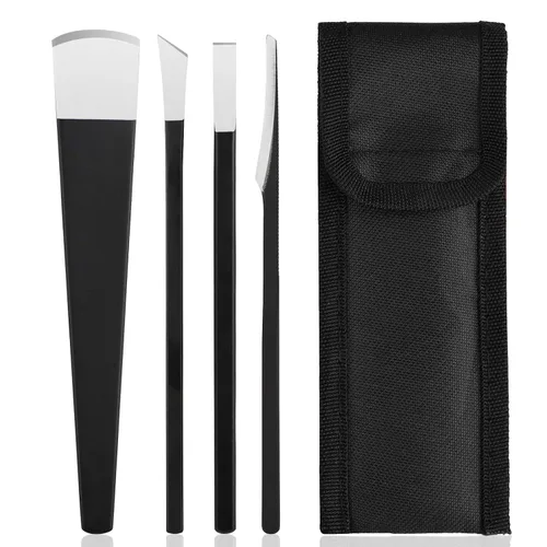 Vista 15 de Segbeauty Juego de cuchillos de pedicura de 9 piezas, juego de limas de pie de acero de manganeso con bolsa de almacenamiento, herramienta de hoja
