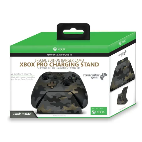 Vista 6 de Controller Gear Night Ops Camo Special Edition - Xbox Pro Charging Stand (Controller Not Included) - Xbox