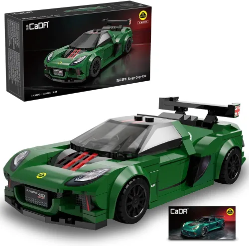 Vista 11 de CaDA C55024W BWT Alpine F1 Team A525 - Coche de bloques de construcción, escala 1:24, modelo de auto de carreras de Fórmula 1 con licencia