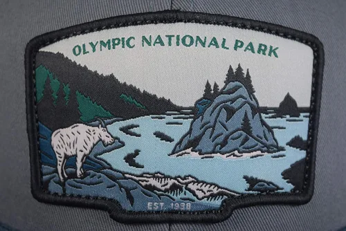 Vista 6 de Sendero Provisions Co. Colección Snapback de sombrero de cuerda trenzada National Park