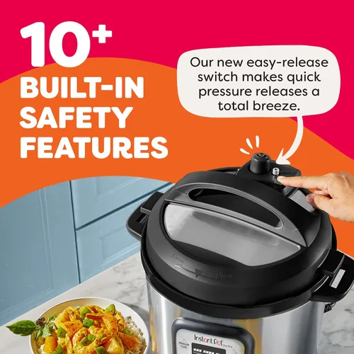 Vista 6 de Instant Pot Duo Plus 6 Qt 9 in 1 Olla de presión multiuso programable, olla de cocción lenta, arrocera, yogurtera, vaporera, para hervir huevos