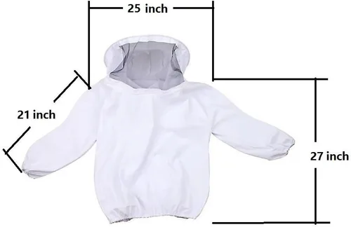 Vista 4 de Xgunion Traje de apicultor profesional, con chaqueta, pantalones y guantes