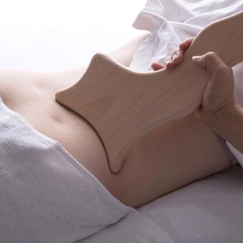 Vista 5 de Herramienta de raspado de madera para drenaje linfático - Herramienta de masaje para inflamación de tejido anticelulítico - Terapia de madera
