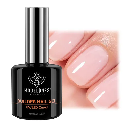 Vista 18 de modelones - Gel constructor de uñas, 7 en 1, constructor transparente para uñas, esmalte de uñas de gel de base de goma, fortalecedor de capa