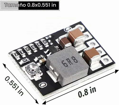 Vista 4 de DROK Convertidor de corriente CC de 5 V, 5 piezas de mini regulador de voltaje DC 4.5-20V 12V 9V reductor transformador tablero 3A 10W de voltaje